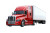 Realistic Semi Truck Vinyl Car Decal Sticker – Waterproof & UV-Resistant 8"