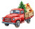 Christmas Red Truck V2 Vinyl Car Decal Sticker – Waterproof & UV-Resistant 8"