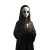 Creepy Nun Character Vinyl Car Decal Sticker – Waterproof & UV-Resistant 8"
