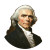 Thomas Jefferson V3 Vinyl Car Decal Sticker – Waterproof & UV-Resistant 8"