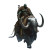 Orc Druid Riding Mammoth Vinyl Car Decal Sticker – Waterproof & UV-Resistant 8"