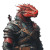 Dragonborn Warrior V16 Vinyl Car Decal Sticker – Waterproof & UV-Resistant 8"