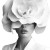 Woman With Flower Hat Vinyl Car Decal Sticker – Waterproof & UV-Resistant 8"