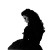 Somber Goddess Vinyl Car Decal Sticker – Waterproof & UV-Resistant 8"