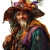 Gaudy Elven Gentleman Vinyl Car Decal Sticker – Waterproof & UV-Resistant 8"