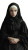 Baroque Nun Portrait Vinyl Car Decal Sticker – Waterproof & UV-Resistant 8"