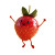 Dancing Strawberry Vinyl Car Decal Sticker – Waterproof & UV-Resistant 8"