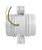 Attwood Marine Turbo 4000 Series II Bilge Vent Blower | 200 CFM Flow Rate, 24V, Water Resistant