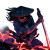 Manic Samurai Spark Vinyl Car Decal Sticker – Waterproof & UV-Resistant 8"