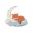 Sleeping Animal Logo Vinyl Car Decal Sticker – Waterproof & UV-Resistant 8"