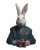 Rabbit In Suit V2 Vinyl Car Decal Sticker – Waterproof & UV-Resistant 8"