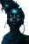 Gothic Melanated Woman Vinyl Car Decal Sticker – Waterproof & UV-Resistant 8"