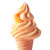 Peach Soft Serve Vinyl Car Decal Sticker – Waterproof & UV-Resistant 8"