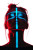 Lit Cross Silhouette Vinyl Car Decal Sticker – Waterproof & UV-Resistant 8"