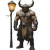 Barbarian Minotaur V2 Vinyl Car Decal Sticker – Waterproof & UV-Resistant 8"