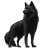Handsome Husky Vinyl Car Decal Sticker – Waterproof & UV-Resistant 8"