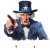 Uncle Sam Poster V16 Vinyl Car Decal Sticker – Waterproof & UV-Resistant 8"