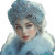 Snow Maiden Vinyl Car Decal Sticker – Waterproof & UV-Resistant 8"