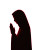 Mysterious Red Robe Vinyl Car Decal Sticker – Waterproof & UV-Resistant 8"