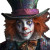 Modern Mad Hatter Vinyl Car Decal Sticker – Waterproof & UV-Resistant 8"