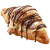 Chocolate Croissant Drizzle Vinyl Car Decal Sticker – Waterproof & UV-Resistant 8"
