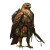 Humblewood Hawk V2 Vinyl Car Decal Sticker – Waterproof & UV-Resistant 8"