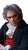 Beethoven On Sofa Vinyl Car Decal Sticker – Waterproof & UV-Resistant 8"
