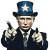Putin As Uncle Sam Vinyl Car Decal Sticker – Waterproof & UV-Resistant 8"