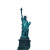 Statue In Storm Vinyl Car Decal Sticker – Waterproof & UV-Resistant 8"