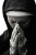 Praying Nun Closeup Vinyl Car Decal Sticker – Waterproof & UV-Resistant 8"