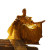Golden Throne Leader Vinyl Car Decal Sticker – Waterproof & UV-Resistant 8"