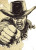 Angry Cowboy Attack Vinyl Car Decal Sticker – Waterproof & UV-Resistant 8"