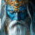 Vulnerable Blue Deity Vinyl Car Decal Sticker – Waterproof & UV-Resistant 8"