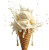 Melting Ice Cream Cone V3 Vinyl Car Decal Sticker – Waterproof & UV-Resistant 8"