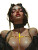 Cyberpunk Female Vinyl Car Decal Sticker – Waterproof & UV-Resistant 8"