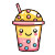 Cute Boba Tea V5 Vinyl Car Decal Sticker – Waterproof & UV-Resistant 8"