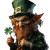 Mythical Leprechaun Vinyl Car Decal Sticker – Waterproof & UV-Resistant 8"