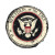 Barred Presidential Seal Vinyl Car Decal Sticker – Waterproof & UV-Resistant 8"