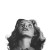 Awestruck Young Woman Vinyl Car Decal Sticker – Waterproof & UV-Resistant 8"