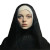 Nun V3 Vinyl Car Decal Sticker – Waterproof & UV-Resistant 8"