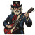 Punk Rock Uncle Sam V4 Vinyl Car Decal Sticker – Waterproof & UV-Resistant 8"