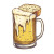 Beer Bread Pint Vinyl Car Decal Sticker – Waterproof & UV-Resistant 8"