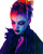 Gothpunk Glitch Model Vinyl Car Decal Sticker – Waterproof & UV-Resistant 8"