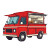 Food Truck Vector Vinyl Car Decal Sticker – Waterproof & UV-Resistant 8"