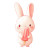 Chibi Bunny Popsicle Vinyl Car Decal Sticker – Waterproof & UV-Resistant 8"