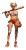 Post-Apocalyptic Cheerleader Vinyl Car Decal Sticker – Waterproof & UV-Resistant 8"