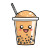 Happy Boba Cup Vinyl Car Decal Sticker – Waterproof & UV-Resistant 8"