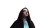 Tattooed Nun Smoking V14 Vinyl Car Decal Sticker – Waterproof & UV-Resistant 8"