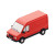 Red Delivery Van Vinyl Car Decal Sticker – Waterproof & UV-Resistant 8"