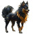 Mythical Canine Guardian Vinyl Car Decal Sticker – Waterproof & UV-Resistant 8"